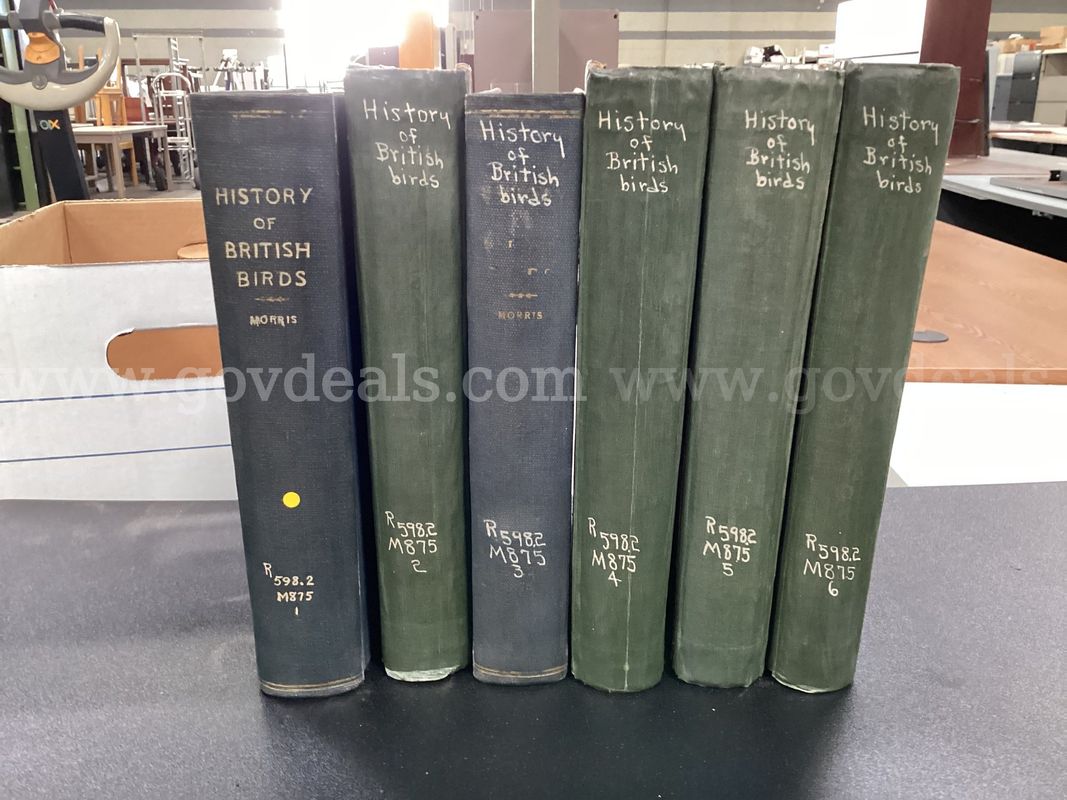 4 - Volume Set of "The History of British Birds". ca1870