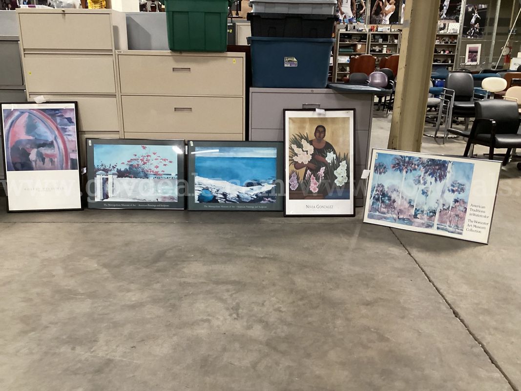 5 - Framed Posters. (Various Sizes)