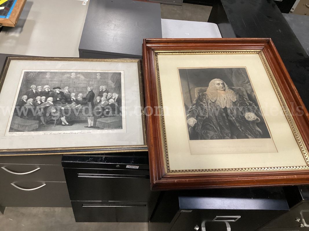 2 - Old Lithographs(Various Sizes)