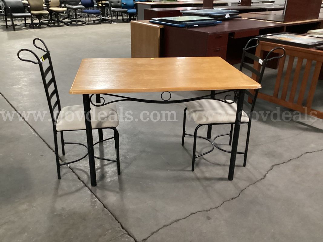 Table and 2 - Chairs.