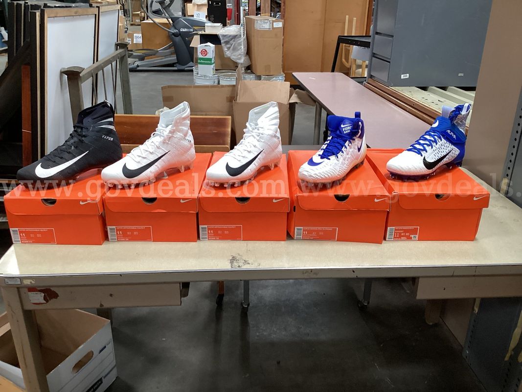5 - Pairs of Size 11, Nike Cleats
