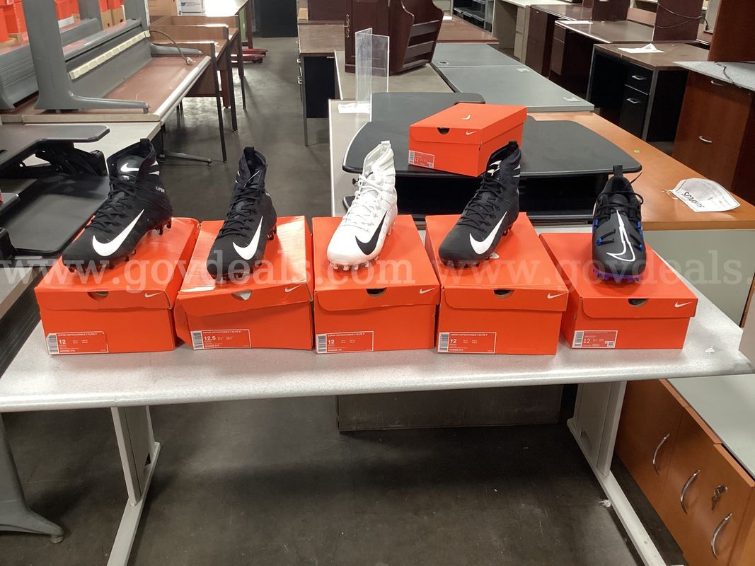 5 - Pairs of Nike Cleats (4 - size 12 and 1 - size 12.5)