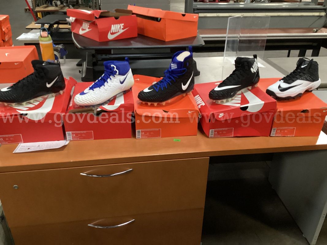 5 - Pairs of Size 13 NIKE Cleats.