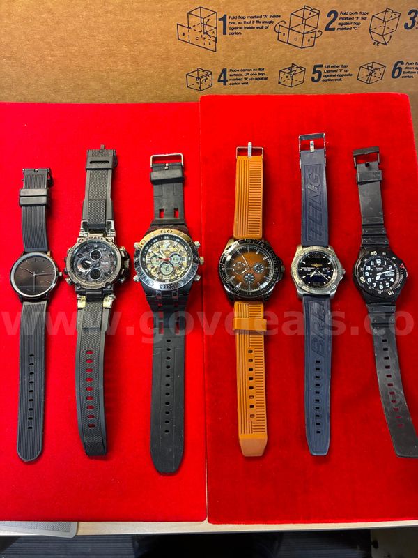Mixed Watches Rubber Wrist Bands