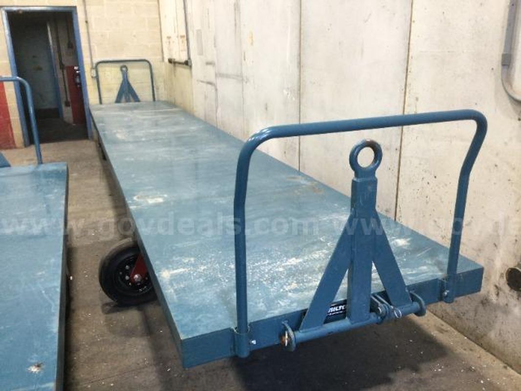 Hamilton Caster XT2447 Heavy Duty Cart with Tongue and Towing Loop Setup