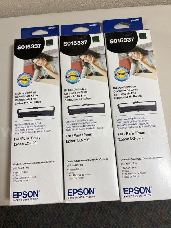 EPSON LQ-590 RIBBON CARTRIDGES (*Fairbanks, AK*)
