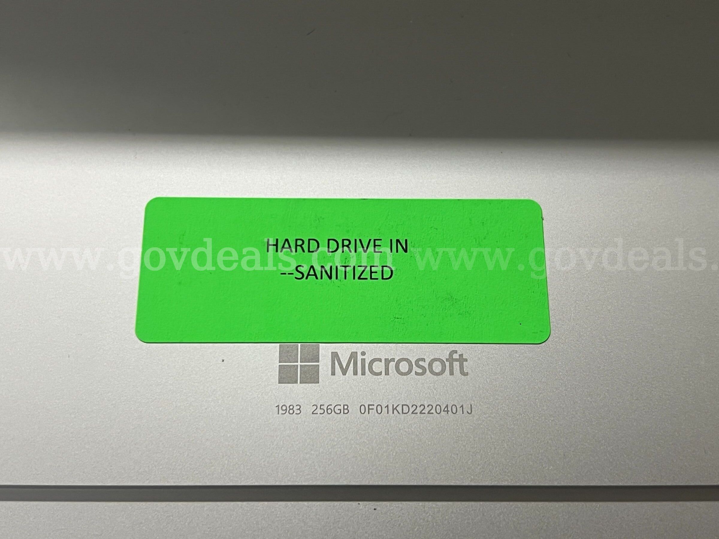 Microsoft Surface Factory Reset