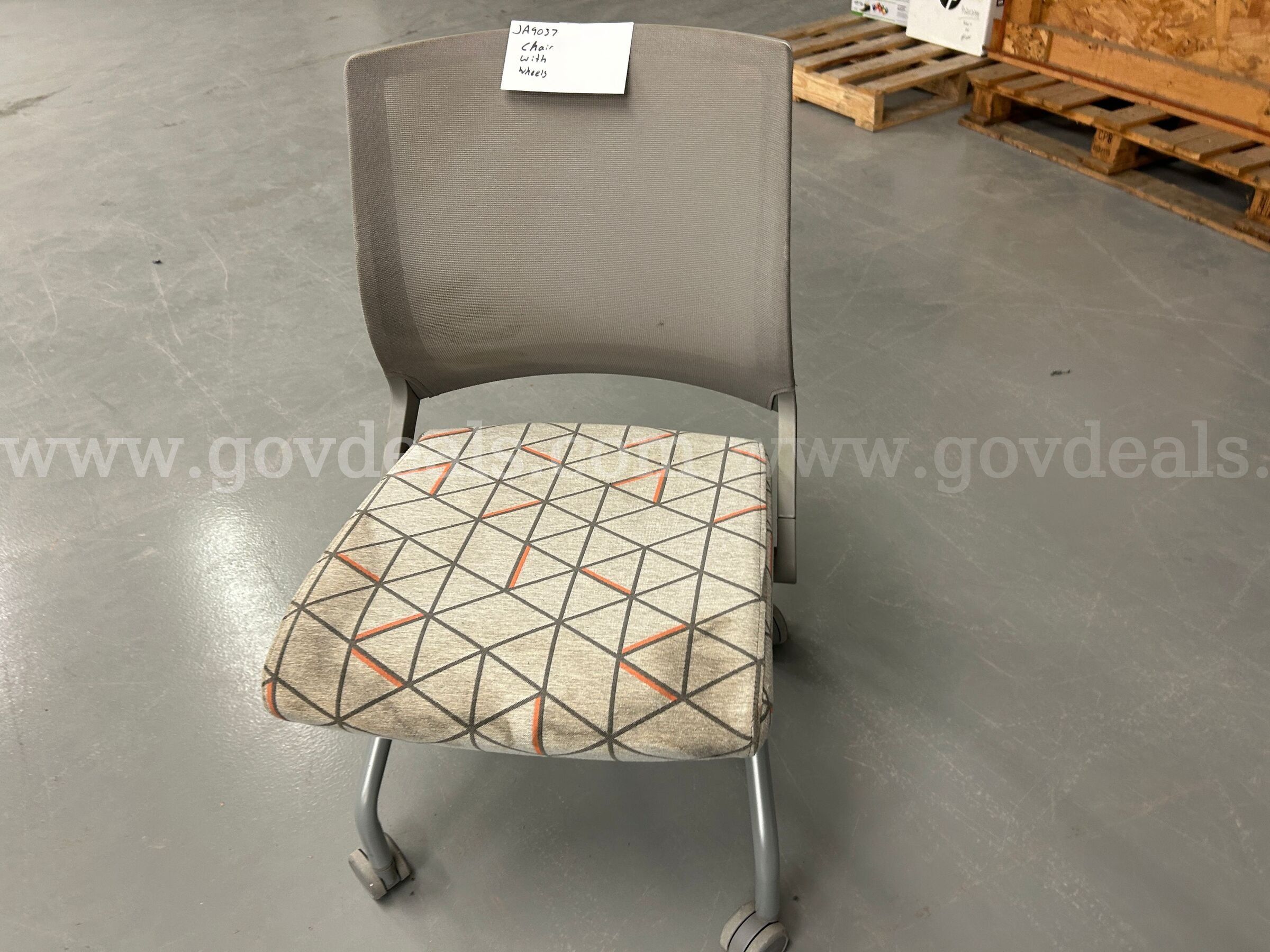 Chair with wheels