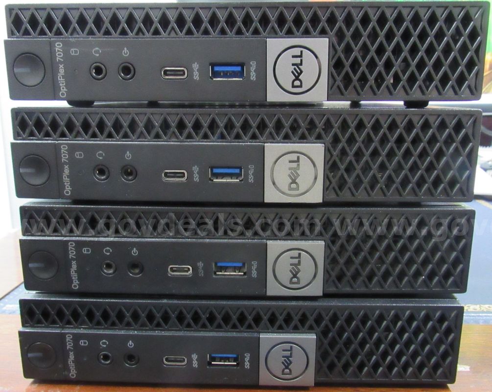 LOT OF 4 OPTIPLEX 7070 i5 16GB U3492 - S10