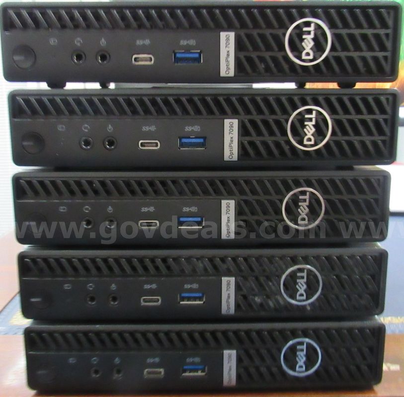 LOT OF 5 OPTIPLEX 7090 i5 16GB U3494 - S12