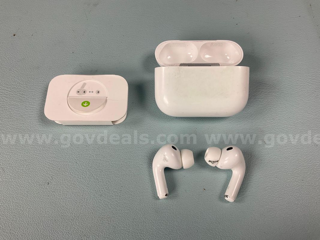 Apple AirPods Pro (Gen 3) with Charging Case Model A3122 and Extra Tips, Powers On
