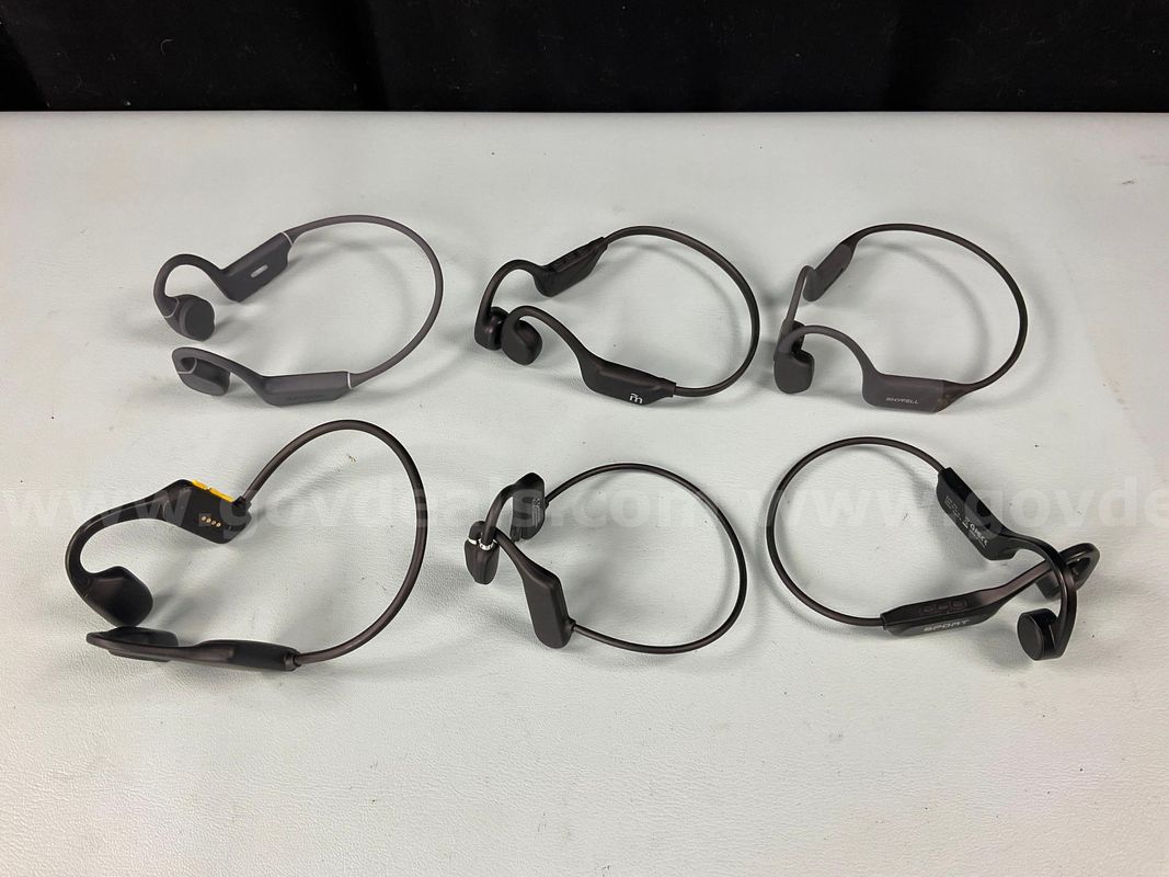 6 - Misc. Bone Conduction Headphones, Untested
