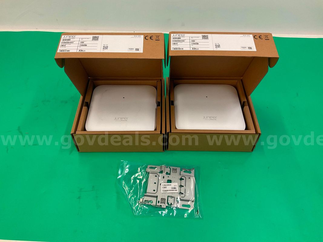 2 - Juniper Networks Mist Wireless Access Points, Model AP45 with Mounting Brackets, All in Packaging, Untes