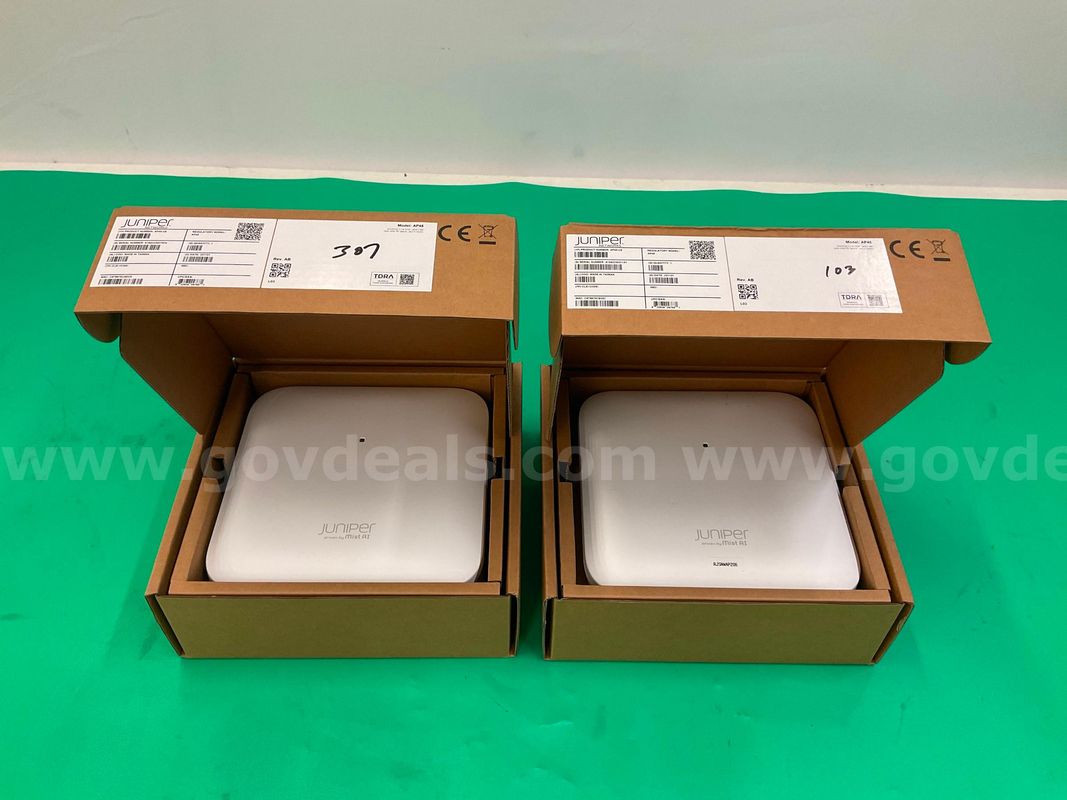 2 - Juniper Networks Mist Wireless Access Points, Model AP45 in Packaging, Untested