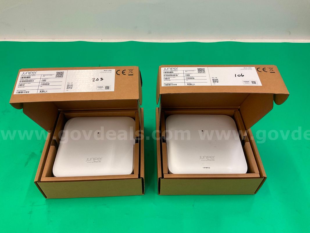 2 - Juniper Networks Mist Wireless Access Points, Model AP45 in Packaging, Untested