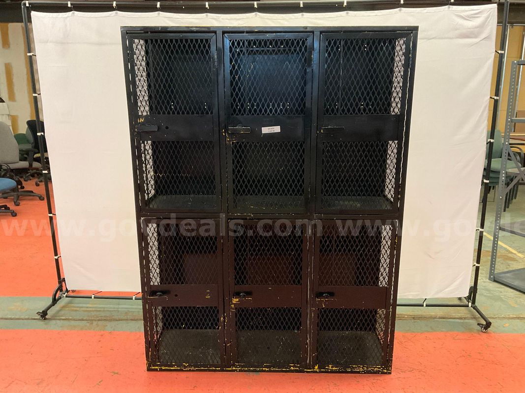 6 - DeBourgh Storage Lockers, 72"x54"x16"