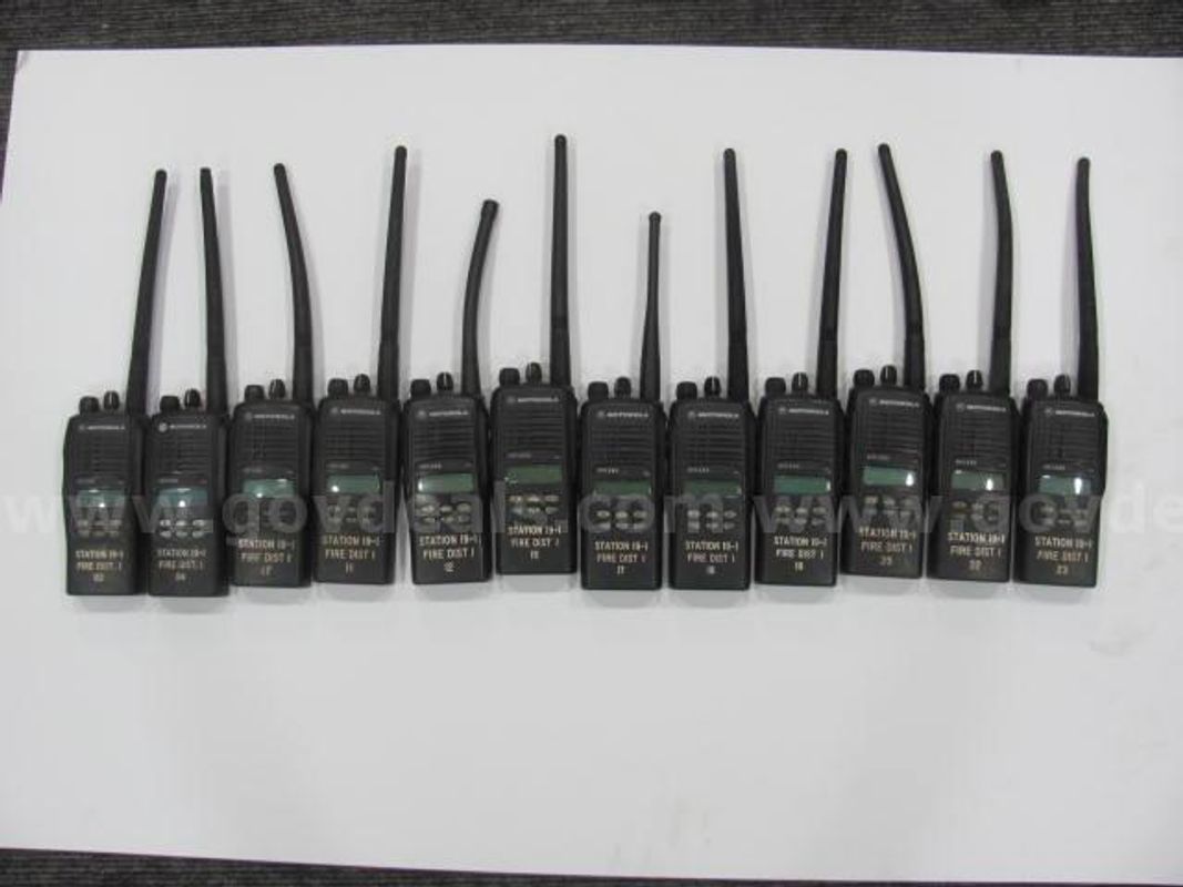Lot of 12 1250HT Motorola Radios
