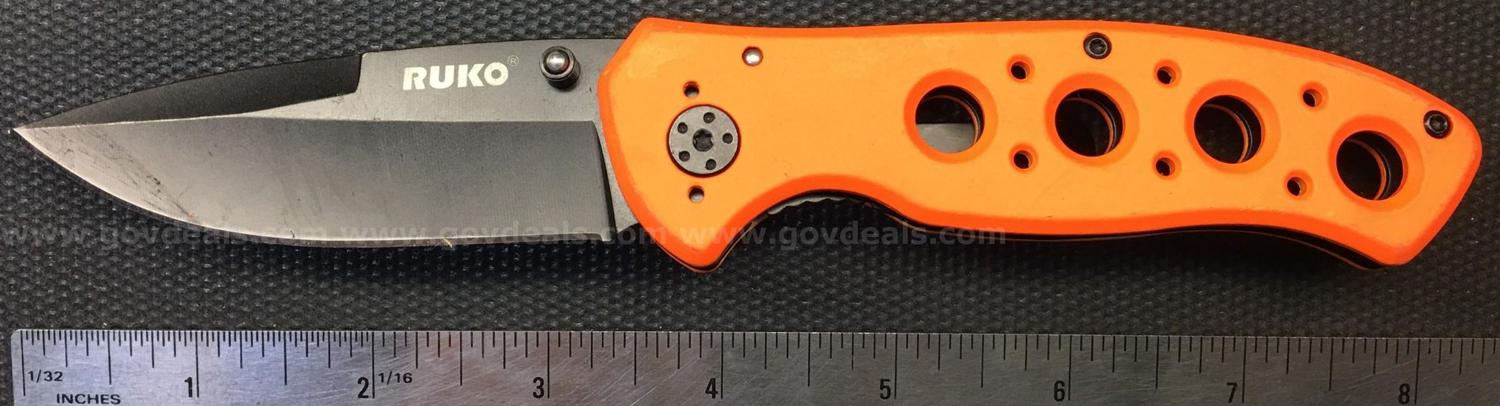 RUKO 440A Folding Knife (ID# 46345) (D-Case) (TSA) (NO UPC)
