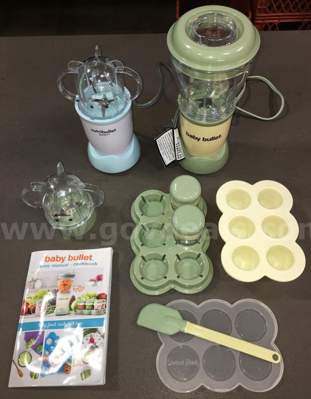Baby Bullet Food Prep System Lot - Mixed Items (ID# 46447) (TSA #1) (NO UPC) (10)