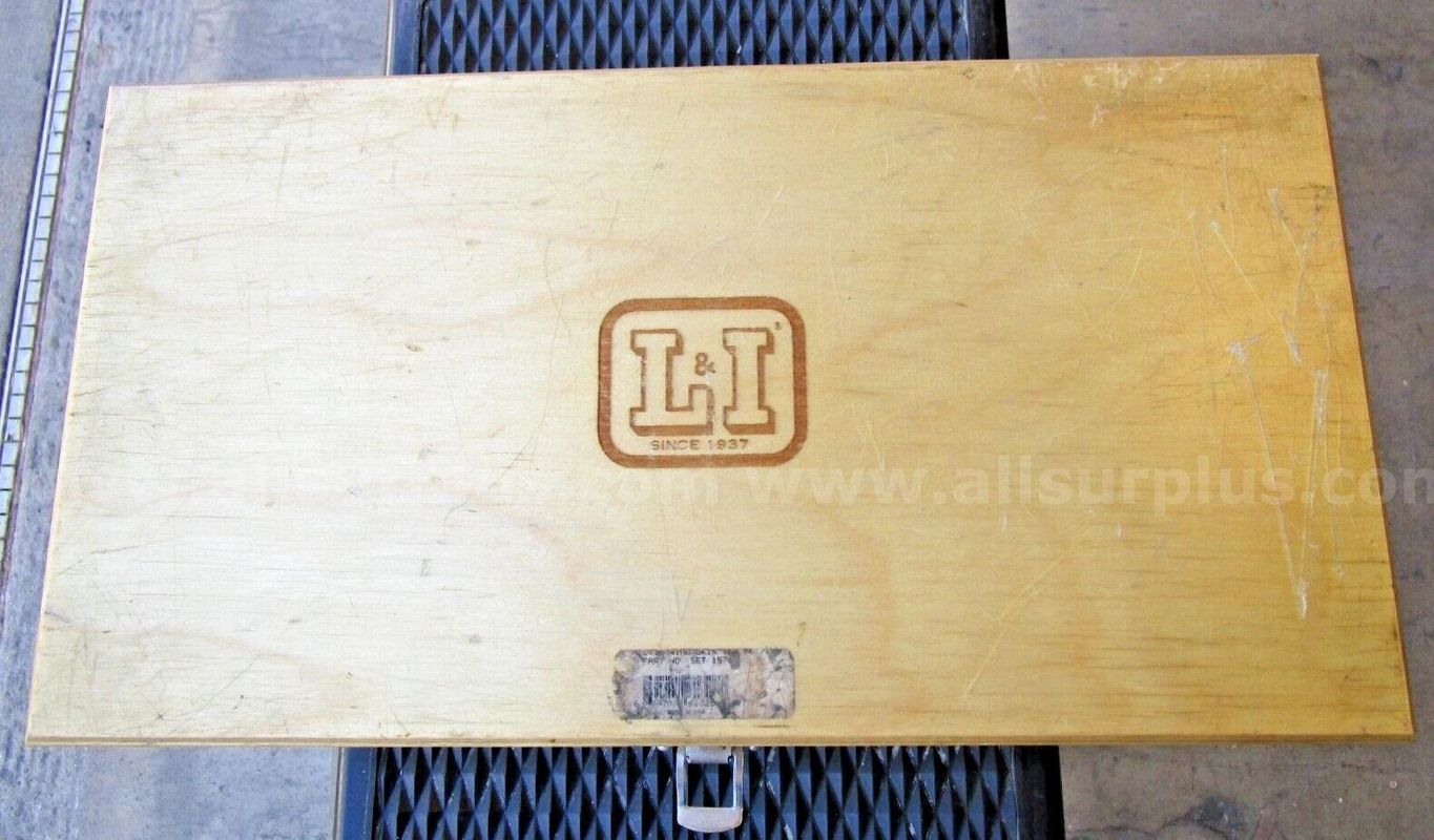 Lavallee & IDE Reamer Set Wood Cases Item Number 042424-1AL (031026-2)