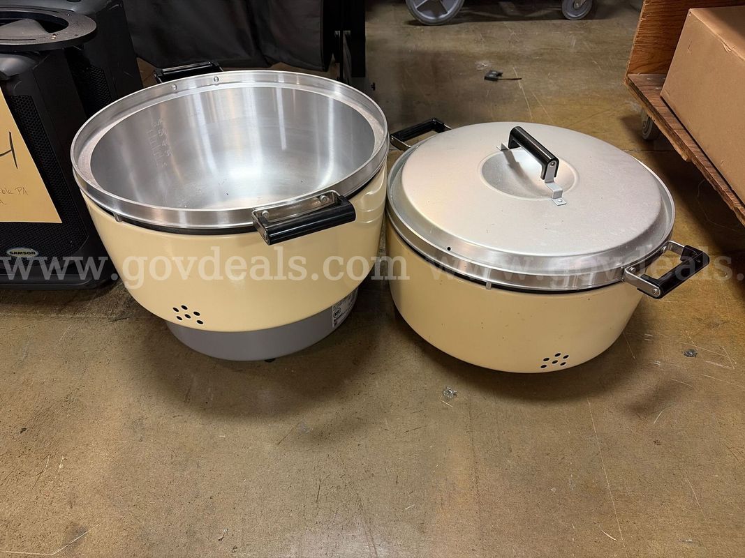 Lot of 2 Rinnai Gas Rice Cooker