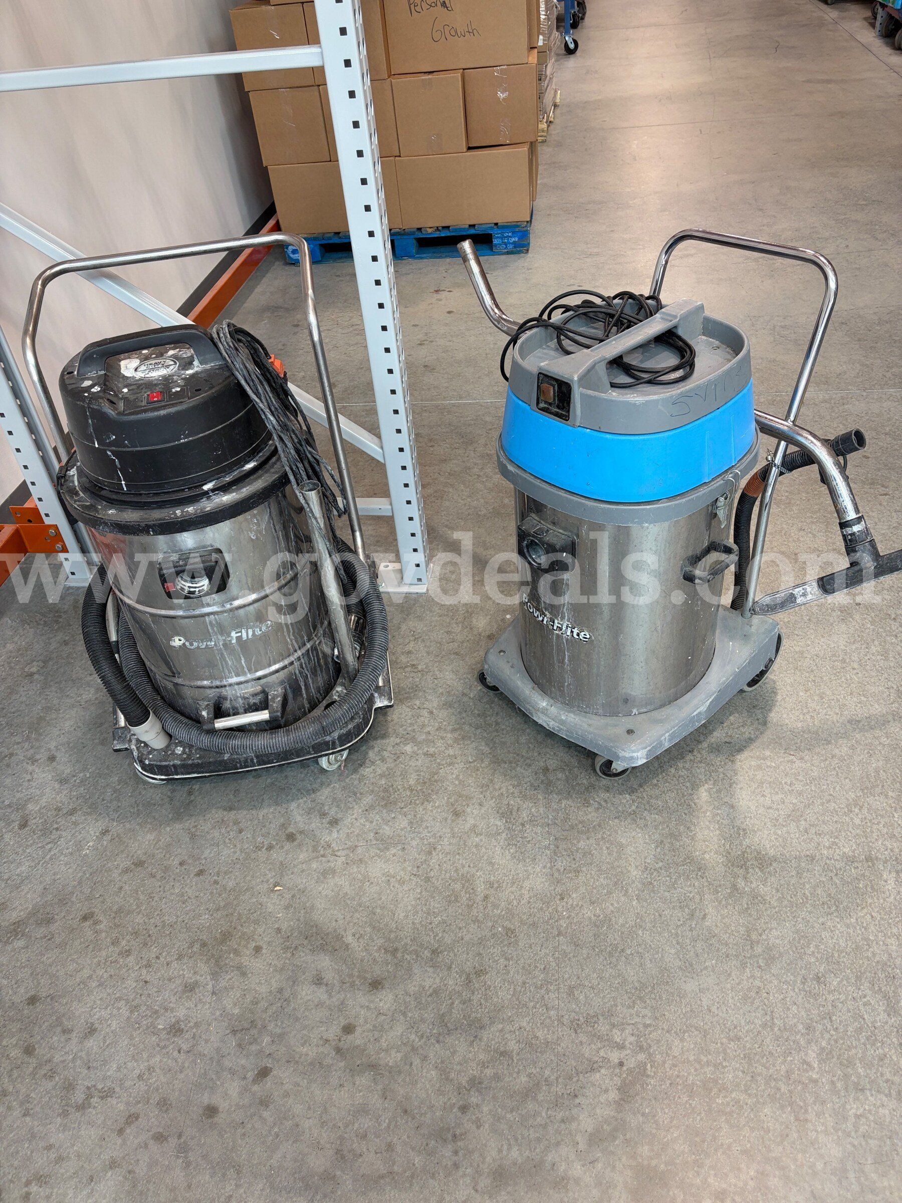 (2) Used shop Vacs