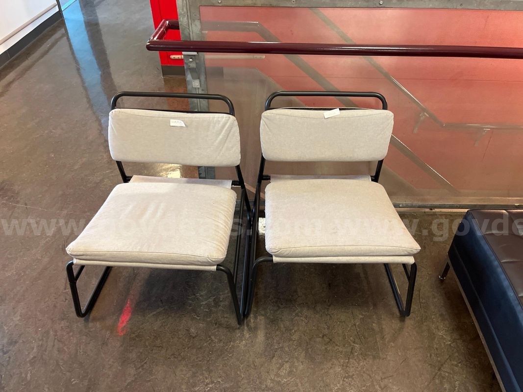 Set of two grey chairs