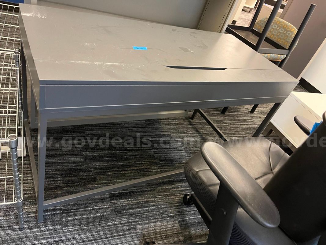 Modern Grey Office Desk