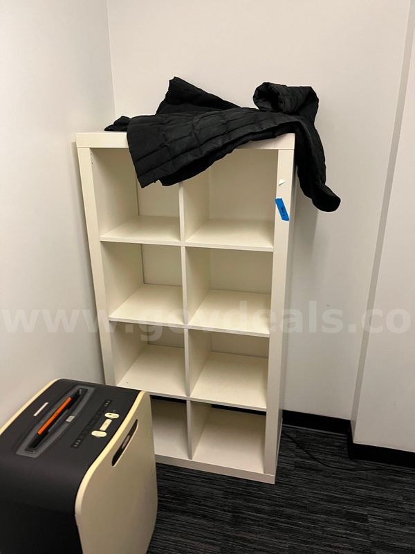 White Ikea Cube Shelf