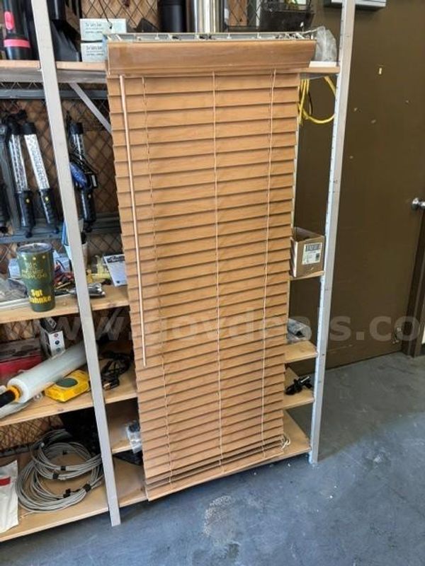 Pair of 24 Inch Levolor Wood Blinds