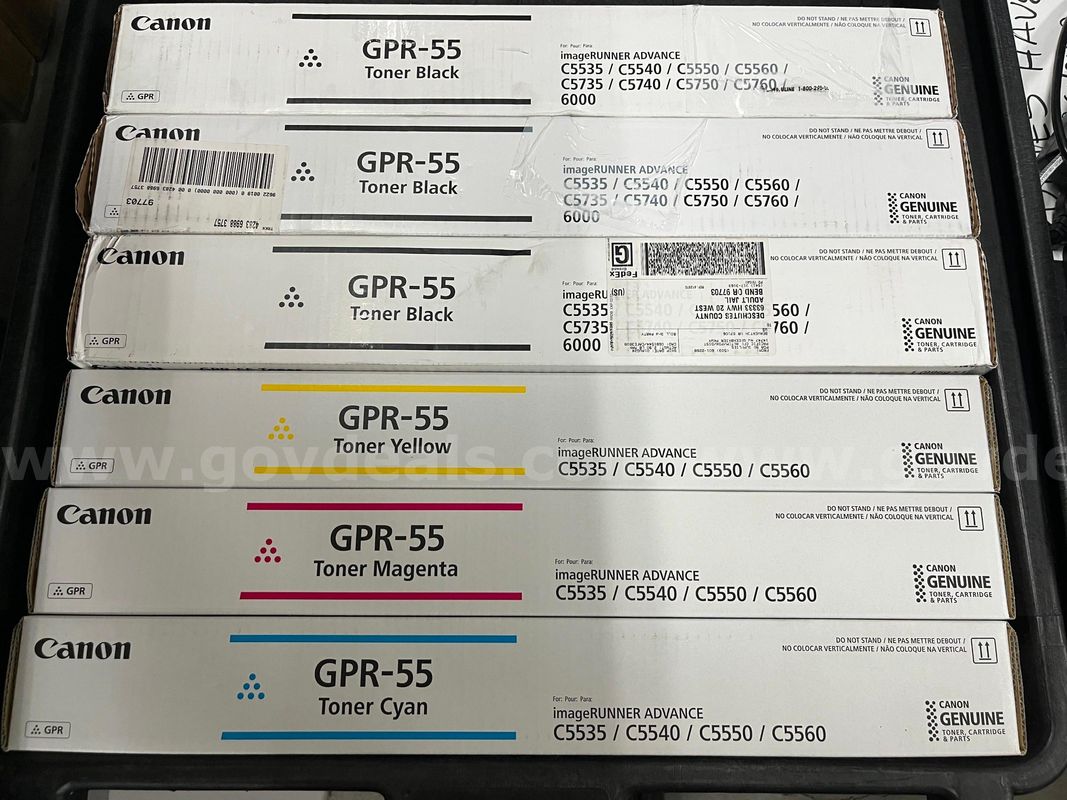 Canon Toner Cartridges: GPR-55 (x6)