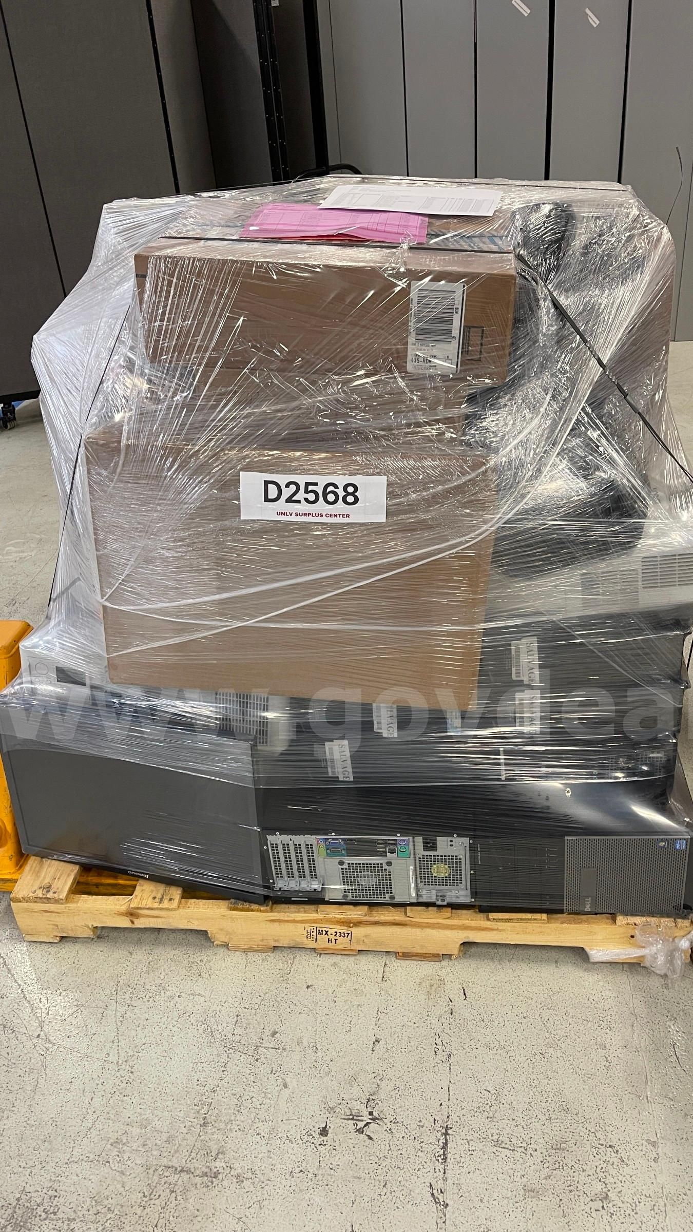 LOT: 1 Pallet SALVAGE Computers & Accessories UNTESTED
