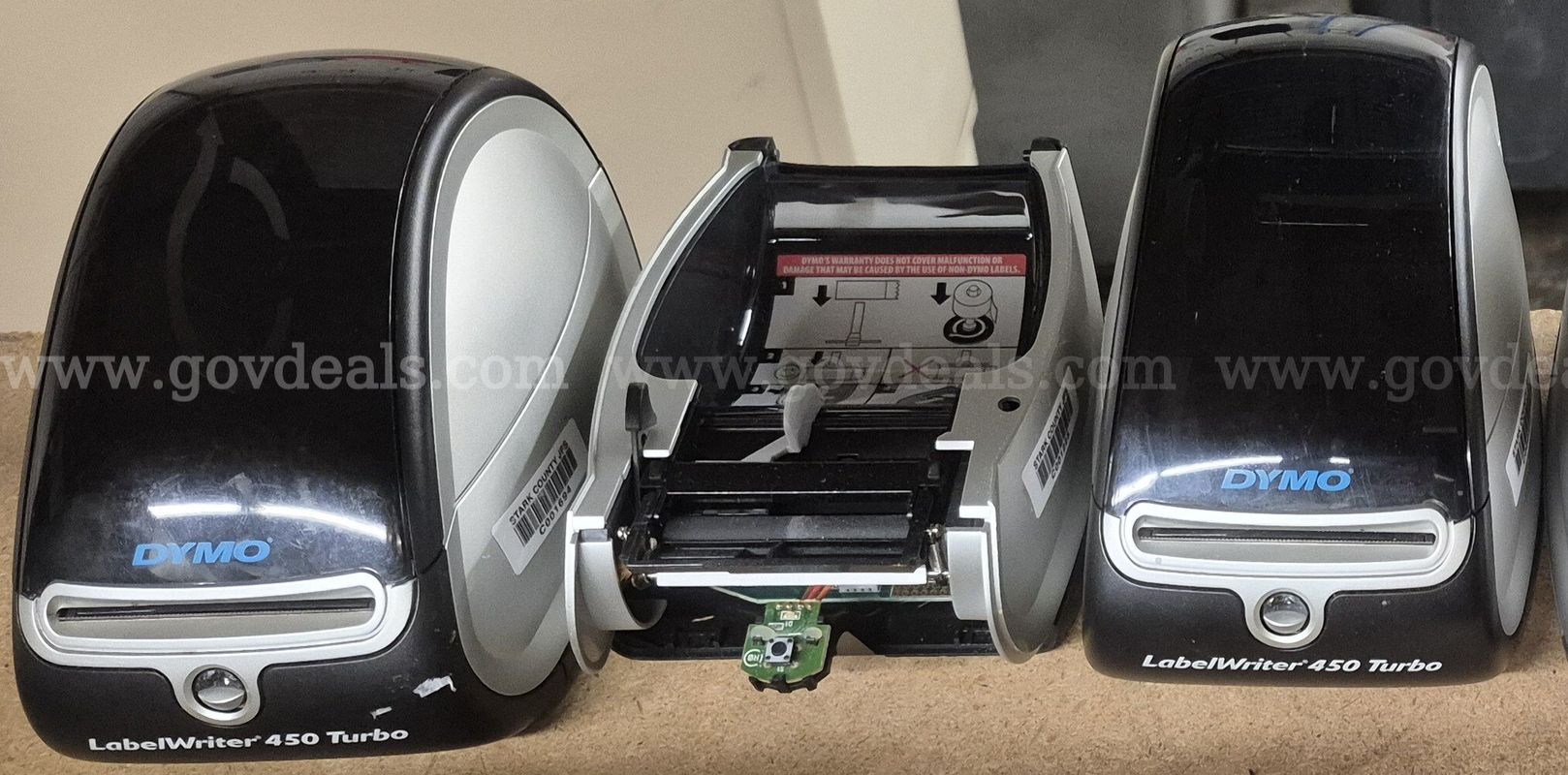 Dymo 450 Turbo Label Maker Writer Lot of 3