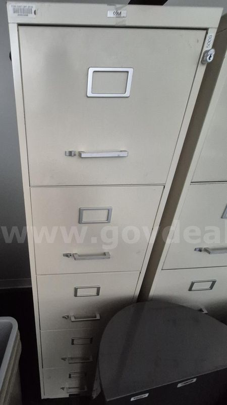 File Cabinet 5 Drawer Beige