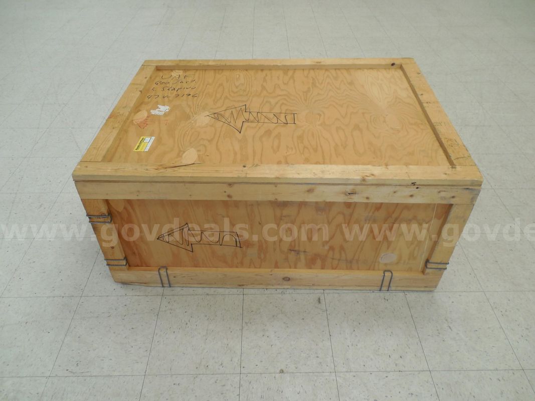Medium sized wooden crate