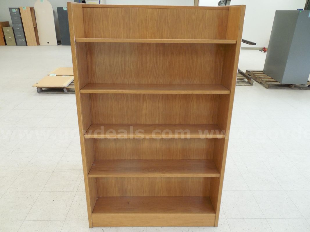 Wooden shelving unit