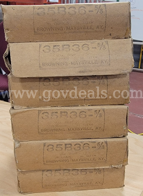 35B36-5/8" Sprocket-Lot of 6. New in Box