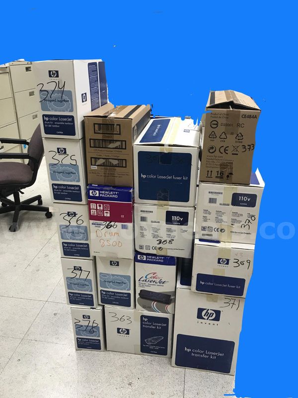 (1) Hp C3964a Coating Kit / Fuser Unit Fixature, (3) Hp Hewlett Packard Drum Kit// Hp Laserjet 8500, 8550 (5) Hp C4197a